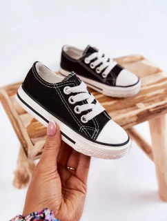 Dziecięce Trampki Klasyczne Czarne Filemon