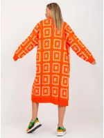 Dámsky sveter LC SW 0296 oranžový