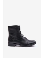 Ocieplane Botki Damskie Na Zamek Czarne Evalith