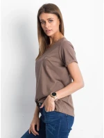 Tričko RV TS 4838.73P hnedá Tričko RV TS 4838.73P hnedá