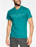 Pyžamo Pulse 39738-66X Tyrkysová-grafitová - Henderson Pyžamo Pulse 39738-66X Tyrkysová-grafitová - Henderson