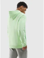 Pánska mikina s kapucňou z organickej bavlny 4F - svetlozelená Pánska mikina s kapucňou z organickej bavlny 4F - svetlozelená