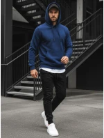 Pánska modrá mikina FashionStreet BX4684 Pánska modrá mikina FashionStreet BX4684