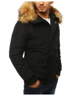 Pánska zimná bunda čierna FashionStreet TX3940