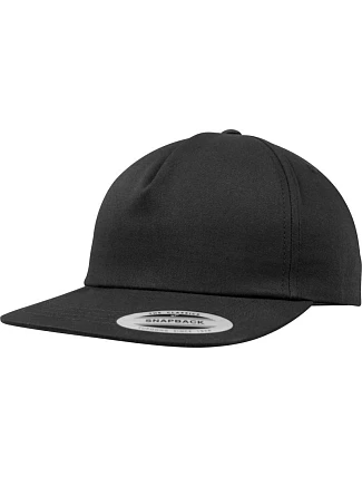 Flexfit 6502 5-panelová čiapka typu snapback 55.6502 čierna Flexfit 6502 5-panelová čiapka typu snapback 55.6502 čierna