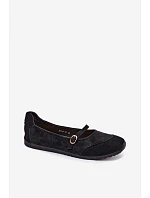 Športové baleríny s remienkom Black Charmy Športové baleríny s remienkom Black Charmy
