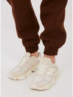 Tepláky CLM DR 1107.98 tmavohnedé