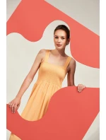 Dámske šaty SU-4038 peach - FPrice Dámske šaty SU-4038 peach - FPrice