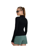 Dámske tričko s dlhým rukávom 4F F419 deep black 4FWAW25TFLOF419 20S