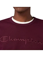 Champion Mikina s golierom bordová 220272 RS522 pánska Champion Mikina s golierom bordová 220272 RS522 pánska