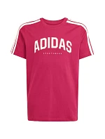 Detské tričko adidas Codes Collegiate Graphic Tee pink KA9764 Detské tričko adidas Codes Collegiate Graphic Tee pink KA9764