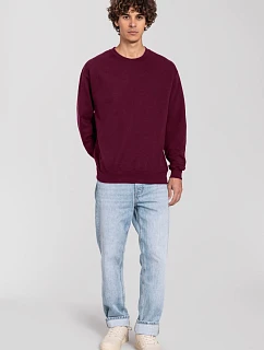 Mikina Fruit of the Loom Iconic 250 Set-In Sweat 16.2292 bordová