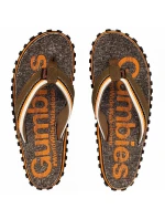 Unisex žabky Cairns Orange-Brown-Black - Gumbies