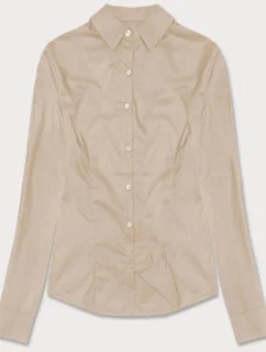 Klasická béžová dámska košeľa (HH039-34)