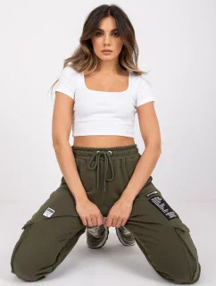 Tepláky RV DR 7461.03 khaki