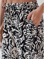 Dámske nohavice uy2634 TROPICAL SUN black and cream - FashionStreet Dámske nohavice uy2634 TROPICAL SUN black and cream - FashionStreet