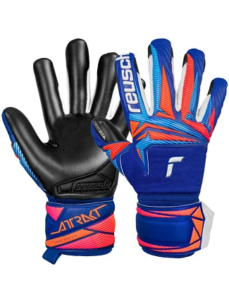 Reusch Attrakt Infinity Evolution NC Junior modro-čierne brankárske rukavice 5672725 4127 Reusch Attrakt Infinity Evolution NC Junior modro-čierne brankárske rukavice 5672725 4127