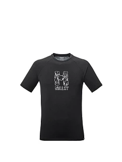 Pánske tričko MILLET Cimaï Natural Ts Ss M, čierne