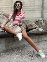 Blúzka TW BZ 2102 1.26 biele a červené