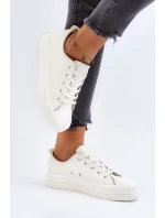 Damskie Trampki Eko Skórzane Big Star NN274847 Białe