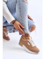 Športová obuv BK939 khaki - Krok vo veľkom štýle