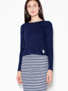 Denné šaty VT065 modrá a biela - Venaton