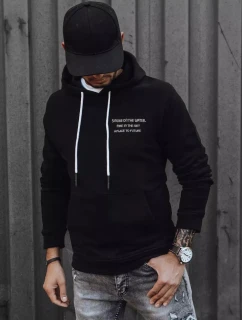 Pánska čierna mikina FashionStreet BX5463