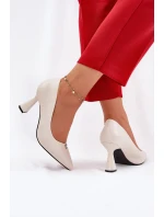Elegantné lodičky Vinceza 62222 Beige Expanding Toe Elegantné lodičky Vinceza 62222 Beige Expanding Toe
