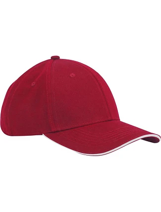 Beechfield B 820C 6-panelová čiapka EarthAware® 53.820C classic red/white Beechfield B 820C 6-panelová čiapka EarthAware® 53.820C classic red/white