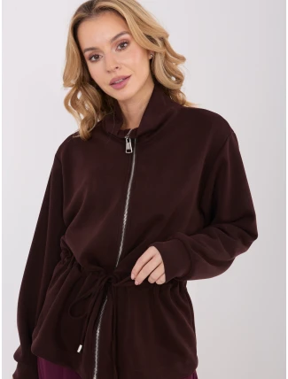 Mikina MJ BL H5036.16 tmavohnedá