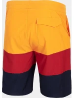 Pánske plavecké šortkyH4L21-SKMT004 oranžovo-červeno-čierne - 4F Pánske plavecké šortkyH4L21-SKMT004 oranžovo-červeno-čierne - 4F