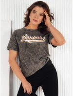 Dámske tričko AMOURETTE sivé FashionStreet RY2394