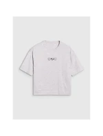 Dámske tričko oversize s potlačou 4F 4FRSS25TTSHF2873-27M