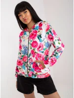 Mikina RV BL 8118.89 biela a ružová