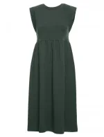 M581 Šaty bez rukávov s vysokým pásom - vojensky zelené