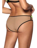 Nohavičky V-10153 čierna/béžová/zelená - Axami