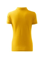 Bavlnené polo tričko žlté