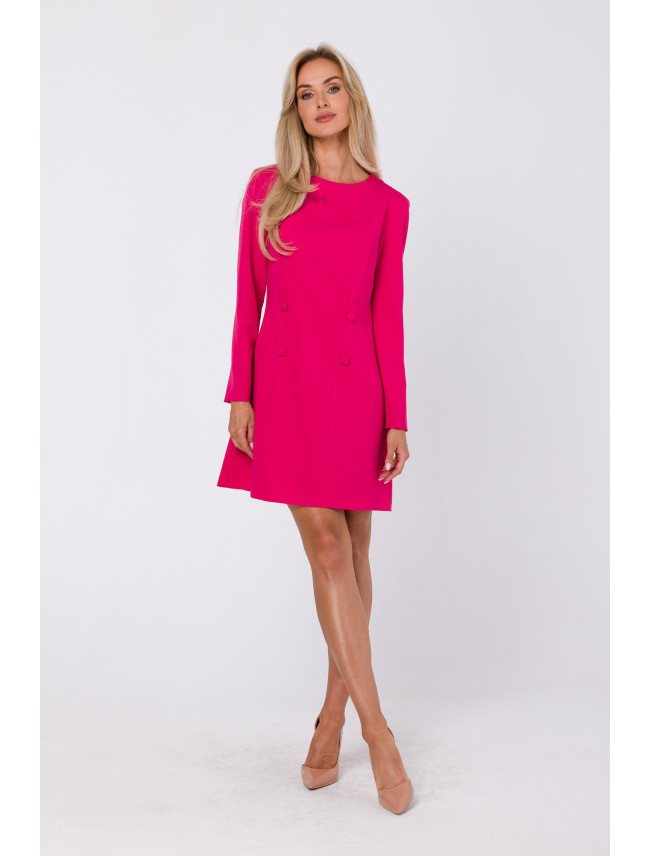 Dámske šaty M753 ružové - MOE
