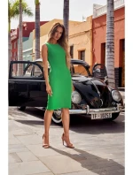 Dámske šaty M667 Green - MOE