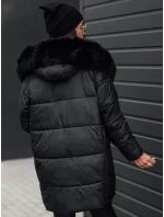 Dámska prešívaná zimná bunda FROSTYFIT s kapucňou čierna FashionStreet TY4675 Dámska prešívaná zimná bunda FROSTYFIT s kapucňou čierna FashionStreet TY4675