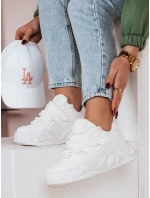Dámske tenisky na platforme LALANDRA white FashionStreet ZY0685