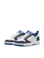 Puma Rebound V6 Lo Mid biela a modrá 393833 28 Puma Rebound V6 Lo Mid biela a modrá 393833 28