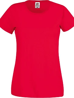 Fruit of the Loom Lady-Fit Original T Dámske tričko 16.1420 červené