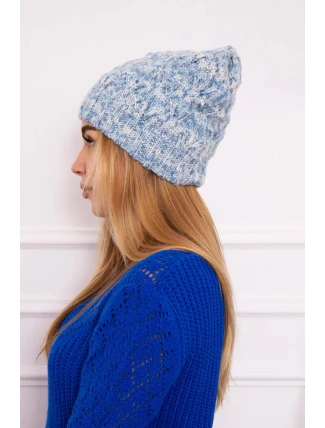 Fleecová čiapka Roksana K209 modrá