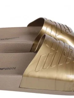 Šľapky X4PS02 zlatá - Emporio Armani