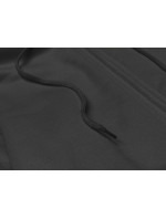 Čierny dámsky komplet - krátka mikina a nohavice (YP-1107)
