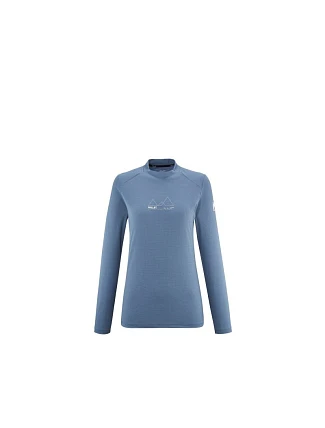 Dámske tričko MILLET Kamet Ts Ls W, modré Dámske tričko MILLET Kamet Ts Ls W, modré