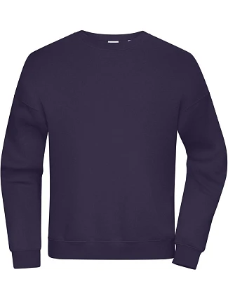 Daiber 8042 Ťažká unisex mikina oversize 02.8042 tmavo fialová Daiber 8042 Ťažká unisex mikina oversize 02.8042 tmavo fialová