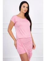 Asymetrické šaty púdrovo ružové Asymetrické šaty púdrovo ružové