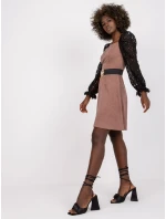 Šaty LK SK 508840.22X tmavo ružová